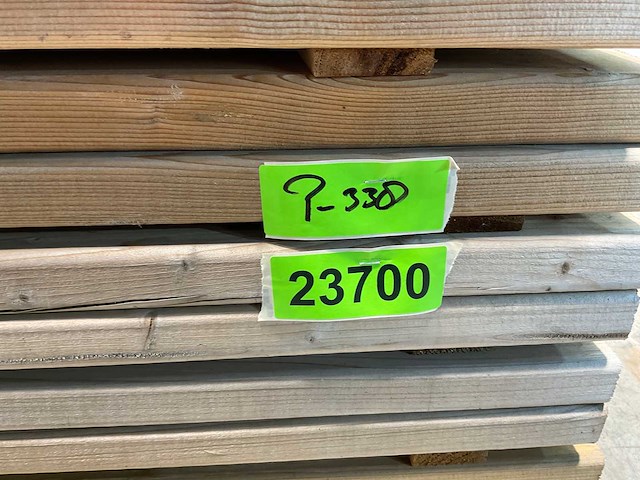 Naaldhouten balk geschaafd 37x80x2420 mm - kdi bruin s4s r3 (392x) - afbeelding 6 van  6