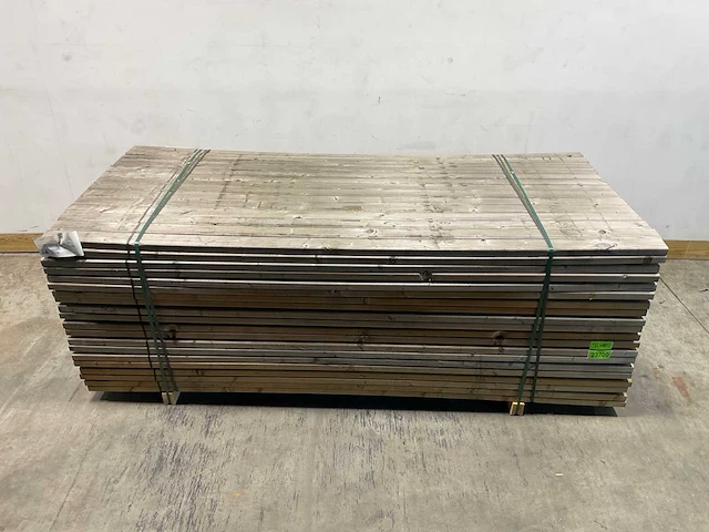 Naaldhouten balk geschaafd 37x80x2420 mm - kdi bruin s4s r3 (392x) - afbeelding 1 van  7