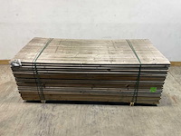 Naaldhouten balk geschaafd 37x80x2420 mm - kdi bruin s4s r3 (98x) - afbeelding 1 van  7