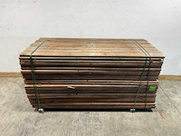 Naaldhouten balk geschaafd 38x120x2254 mm - kdi bruin s4s r3 (216x) - afbeelding 1 van  6