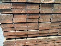 Naaldhouten balk geschaafd 38x120x2254 mm - kdi bruin s4s r3 (216x) - afbeelding 4 van  6