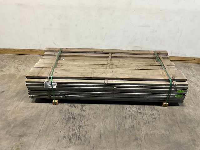Naaldhouten balk geschaafd 38x120x2254 mm - kdi bruin s4s r3 (73x) - afbeelding 1 van  5