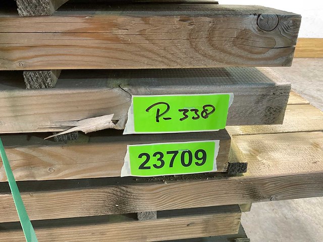 Naaldhouten balk geschaafd 45x95x1910 mm - kdi bruin s4s r3 (137x) - afbeelding 6 van  6