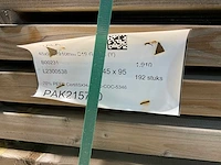 Naaldhouten balk geschaafd 45x95x1910 mm - kdi bruin s4s r3 (137x) - afbeelding 6 van  7