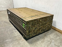 Naaldhouten balk geschaafd 45x95x1910 mm - kdi bruin s4s r3 (192x) - afbeelding 3 van  6