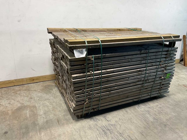 Naaldhouten balk geschaafd 45x95x1910 mm - kdi bruin s4s r3 (208x) - afbeelding 2 van  6