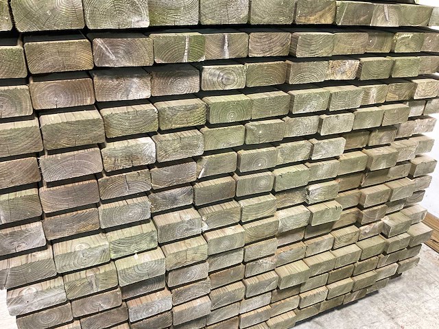 Naaldhouten balk geschaafd 45x95x1910 mm - kdi bruin s4s r3 (208x) - afbeelding 4 van  6