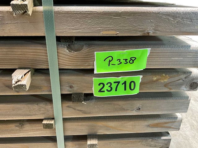 Naaldhouten balk geschaafd 45x95x1910 mm - kdi bruin s4s r3 (208x) - afbeelding 4 van  4