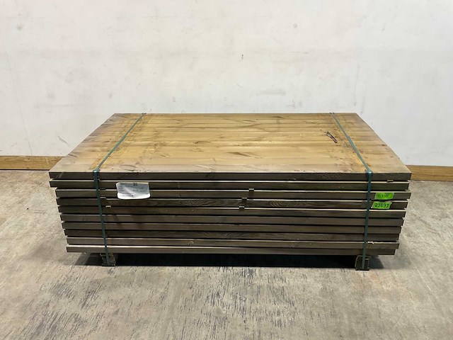 Naaldhouten balk geschaafd 45x95x1910 mm - kdi bruin s4s r3 (60x) - afbeelding 1 van  4