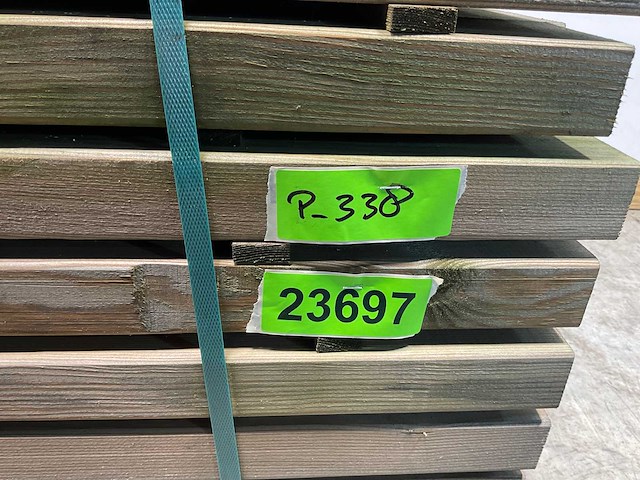 Naaldhouten balk geschaafd 45x95x1910 mm - kdi bruin s4s r3 (60x) - afbeelding 6 van  6