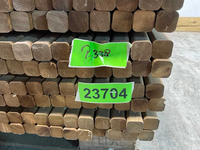 Naaldhouten balk geschaafd 500x30x30 mm - kdi bruin s4s r3 (1090x) - afbeelding 6 van  6