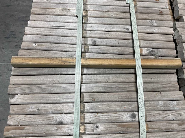 Naaldhouten balk geschaafd 500x30x30 mm - kdi bruin s4s r3 (1090x) - afbeelding 4 van  6