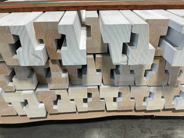 Naaldhouten kozijnhout profiel-c binnendraaiend - 200x11x6,6 cm (15x) - afbeelding 5 van  9