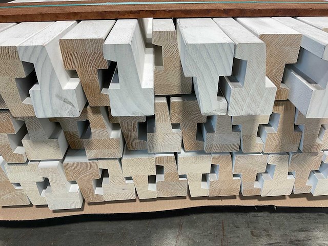 Naaldhouten kozijnhout profiel-c binnendraaiend - 200x11x6,6 cm (20x) - afbeelding 5 van  9