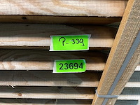 Naaldhouten paal halfrond ø80 mm x 200 cm - gekroond kdi bruin (260x) - afbeelding 7 van  7