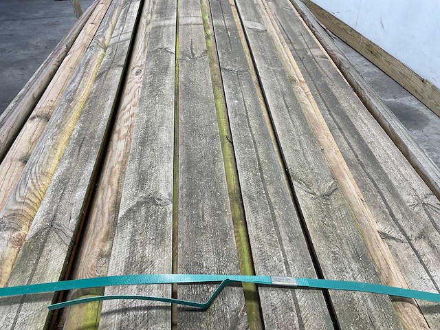 Naaldhouten paal halfrond ø80 mm x 300 cm - gekroond kdi bruin (279x) - afbeelding 4 van  7