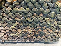 Naaldhouten paal halfrond ø80 mm x 300 cm - gekroond kdi bruin (279x) - afbeelding 6 van  7