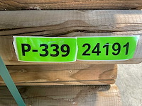 Naaldhouten paal rond ø100 mm x 200 cm - model dr6 - kdi bruin (110x) - afbeelding 4 van  11