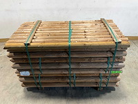 Naaldhouten paal rond ø100 mm x 200 cm - model dr6 - kdi bruin (110x) - afbeelding 5 van  11