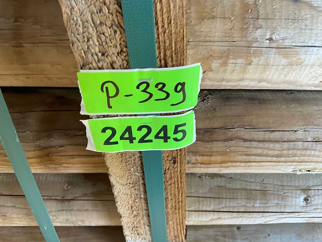 Naaldhouten paal rond ø100 mm x 239 cm - gekroond kdi bruin (87x) - afbeelding 2 van  10