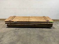 Naaldhouten paal rond ø100 mm x 300 cm - gekroond kdi bruin (40x)
