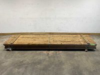 Naaldhouten paal rond ø100 mm x 400 cm - gekroond kdi bruin (30x) - afbeelding 3 van  9