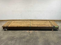 Naaldhouten paal rond ø100 mm x 400 cm - gekroond kdi bruin (30x) - afbeelding 4 van  11