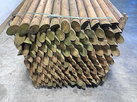 Naaldhouten paal rond ø80 mm x 149 cm - model dr5 - kdi bruin (154x) - afbeelding 12 van  12