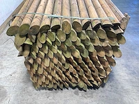Naaldhouten paal rond ø80 mm x 149 cm - model dr5 - kdi bruin (154x) - afbeelding 12 van  12