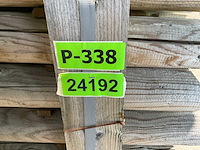 Naaldhouten paal rond ø80 mm x 159 cm - model dr7 - kdi bruin (93x) - afbeelding 2 van  4
