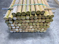 Naaldhouten paal rond ø80 mm x 191 cm - gekroond kdi bruin (116x) - afbeelding 8 van  11