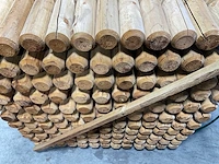 Naaldhouten paal rond ø80 mm x 191 cm - gekroond kdi bruin (143x) - afbeelding 2 van  12
