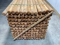 Naaldhouten paal rond ø80 mm x 191 cm - gekroond kdi bruin (143x) - afbeelding 9 van  12