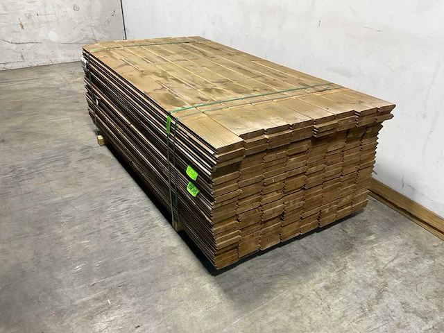 Naaldhouten vloerplanken bruin 28×135×2150 mm - kdi bruin +visbek (92x) - afbeelding 4 van  7