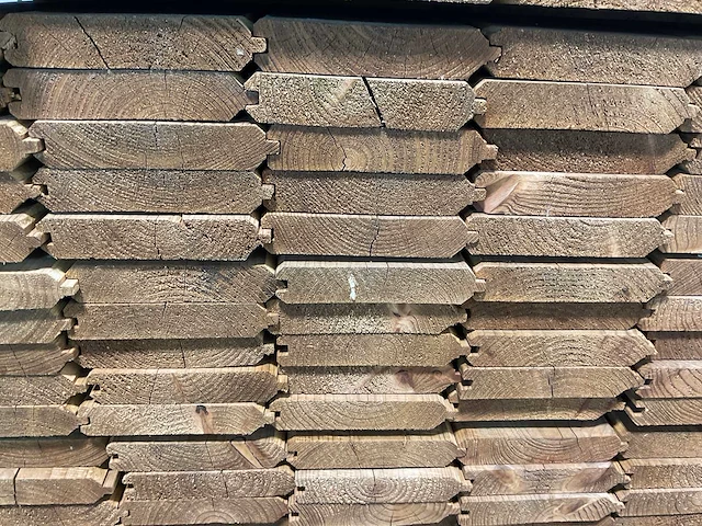 Naaldhouten vloerplanken bruin 28×135×2150 mm - kdi bruin +visbek (92x) - afbeelding 5 van  7
