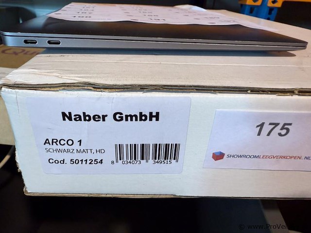 Naber arco 1 zwart keukenkraan - afbeelding 2 van  2