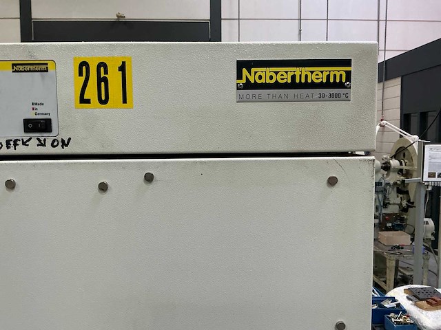 Nabertherm tr240 oven op mobiel onderstel - afbeelding 8 van  10