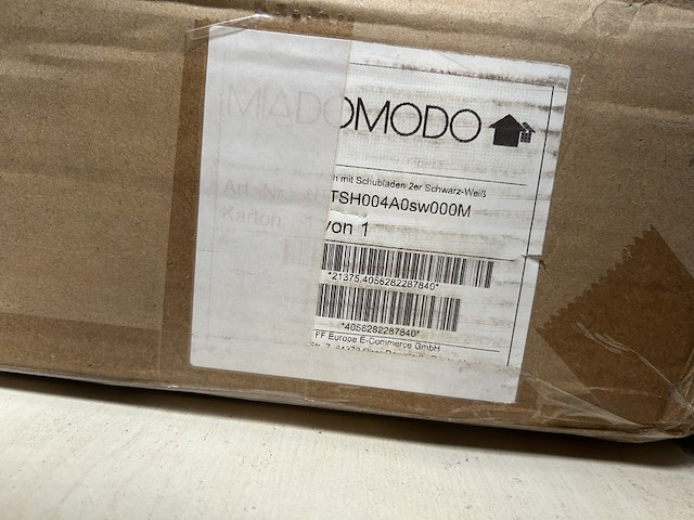 Nachtkastje met 2 laden set van 2 miadomodo, nttsh004a0sw000m - afbeelding 3 van  3