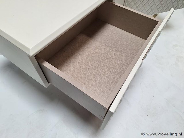 Nachtkastje met lade - ca. 50x60x50 cm - 2 stuks - afbeelding 3 van  4