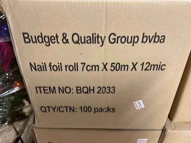 Nagel aluminium folie (950x) - afbeelding 3 van  4