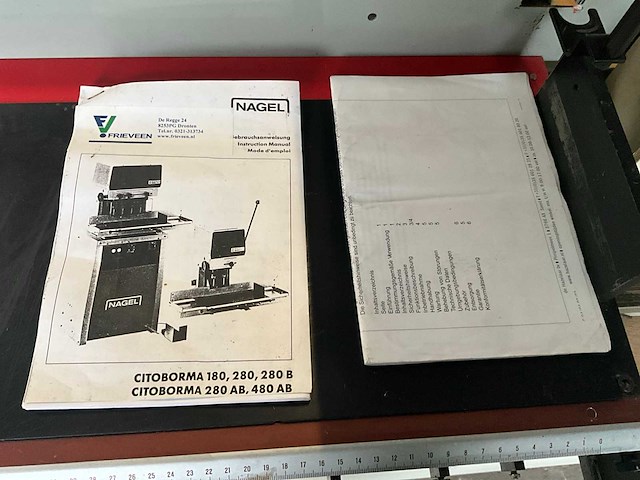 Nagel citoborma 180 papierboormachine - afbeelding 7 van  8