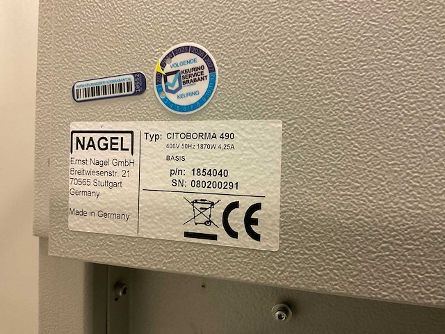 Nagel citoborma 490 papierboormachine - afbeelding 6 van  6
