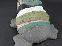 Naïef gevormde stenen kikker - afbeelding 3 van  5