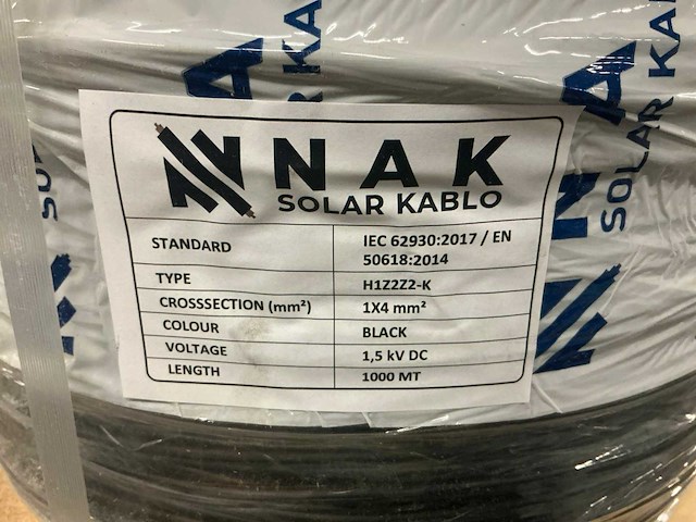 Nak h1z2z2-k haspel solar kabel (15x) - afbeelding 3 van  4