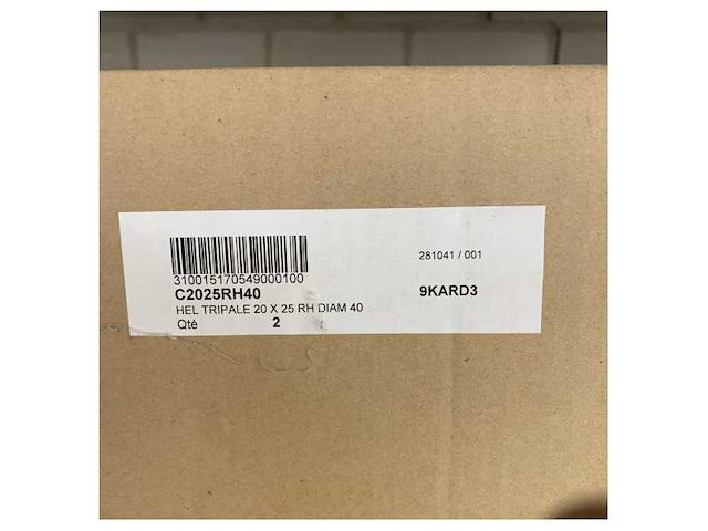 Nakashima type c 3-blade 20 x 25 rh propeller 40 mm - afbeelding 7 van  16