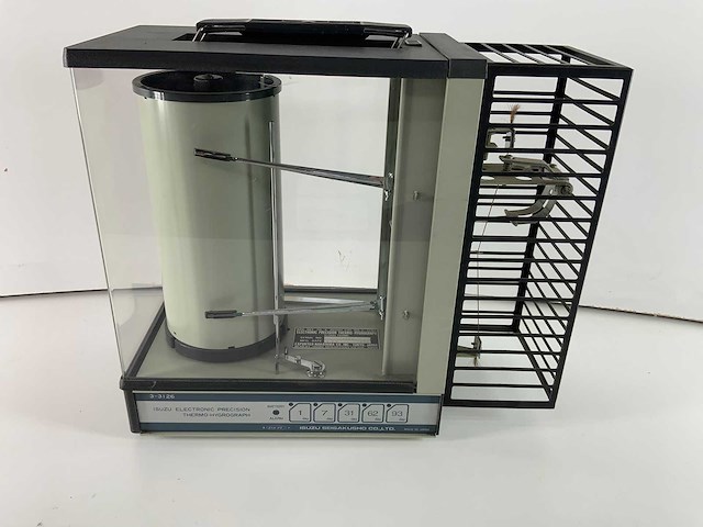 Nakata - (th-6) electronic precision thermo-hygrograph - vintage lab equipment - afbeelding 2 van  7