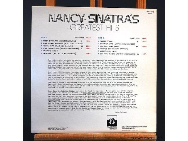 Nancy sinatra's - afbeelding 2 van  5