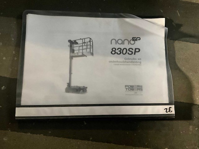 Nano 830sp plus hoogwerker - afbeelding 9 van  9