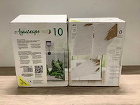 Nano aquascape rgb 10 aquarium (2x) - afbeelding 1 van  3