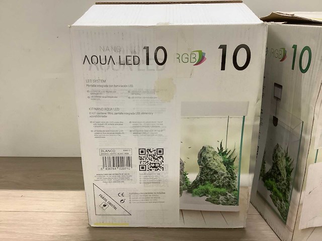 Nano aquascape rgb 10 aquarium (2x) - afbeelding 2 van  3